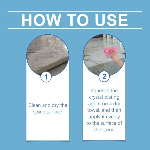 Marble Cleaning Polish Kitchen Tile Countertop Scratch Repair Cleaner Stone Crystal Plating Agent