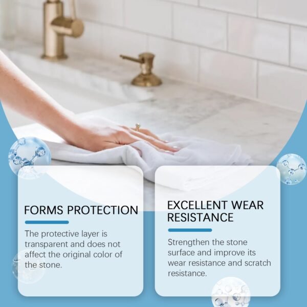 Marble Cleaning Polish Kitchen Tile Countertop Scratch Repair Cleaner Stone Crystal Plating Agent