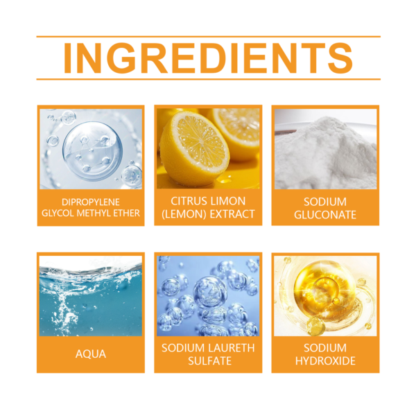 Grease Cleaner Kitchen Range Hood Cooktop Wash Basin Grease Dirt Grease Remover