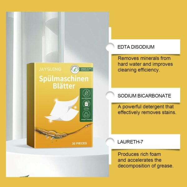 Dishware Cleaning Detergent Tablets